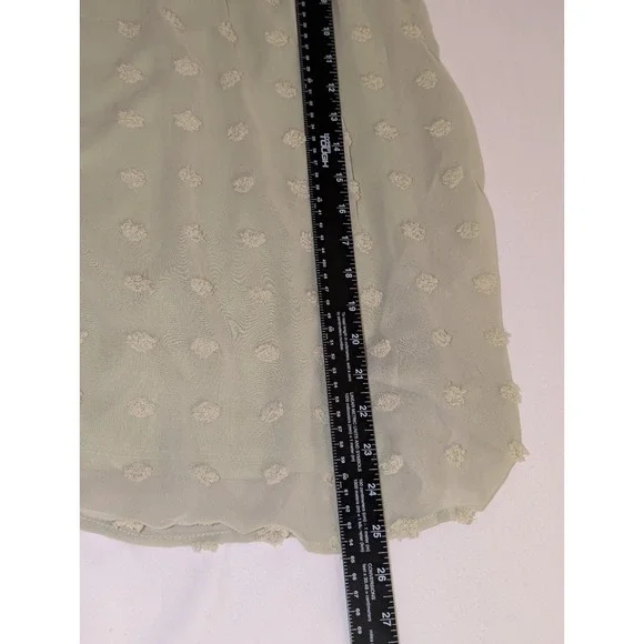 NWT Hanna Nicole Dress With‎ Sheer Long Sleeves Size 20W Light Green Mature - Picture 9 of 10